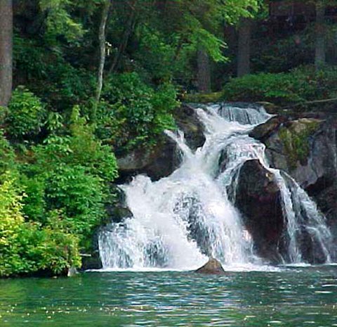 Cashiers' and Highland's area has 10 magnificent waterfalls